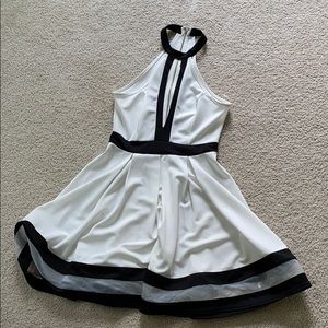Beautiful black and white dress